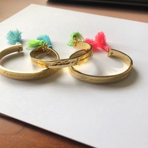Set of three Lilly Pulitzer cuff bangle